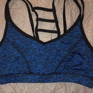 Forever 21 blue sports bra